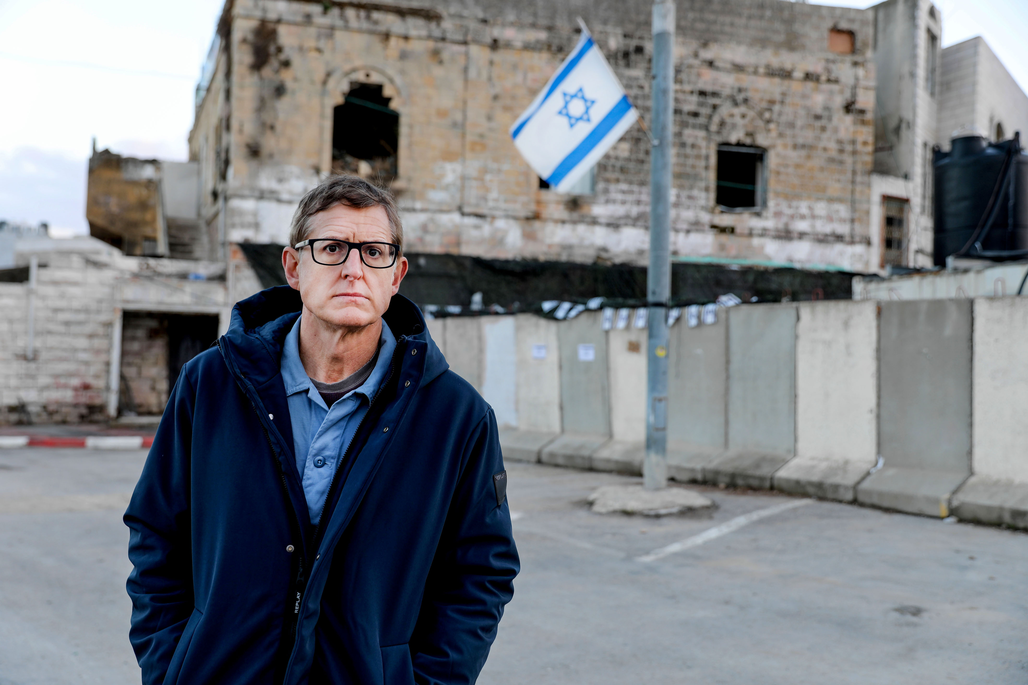 Louis Theroux in Hebron.