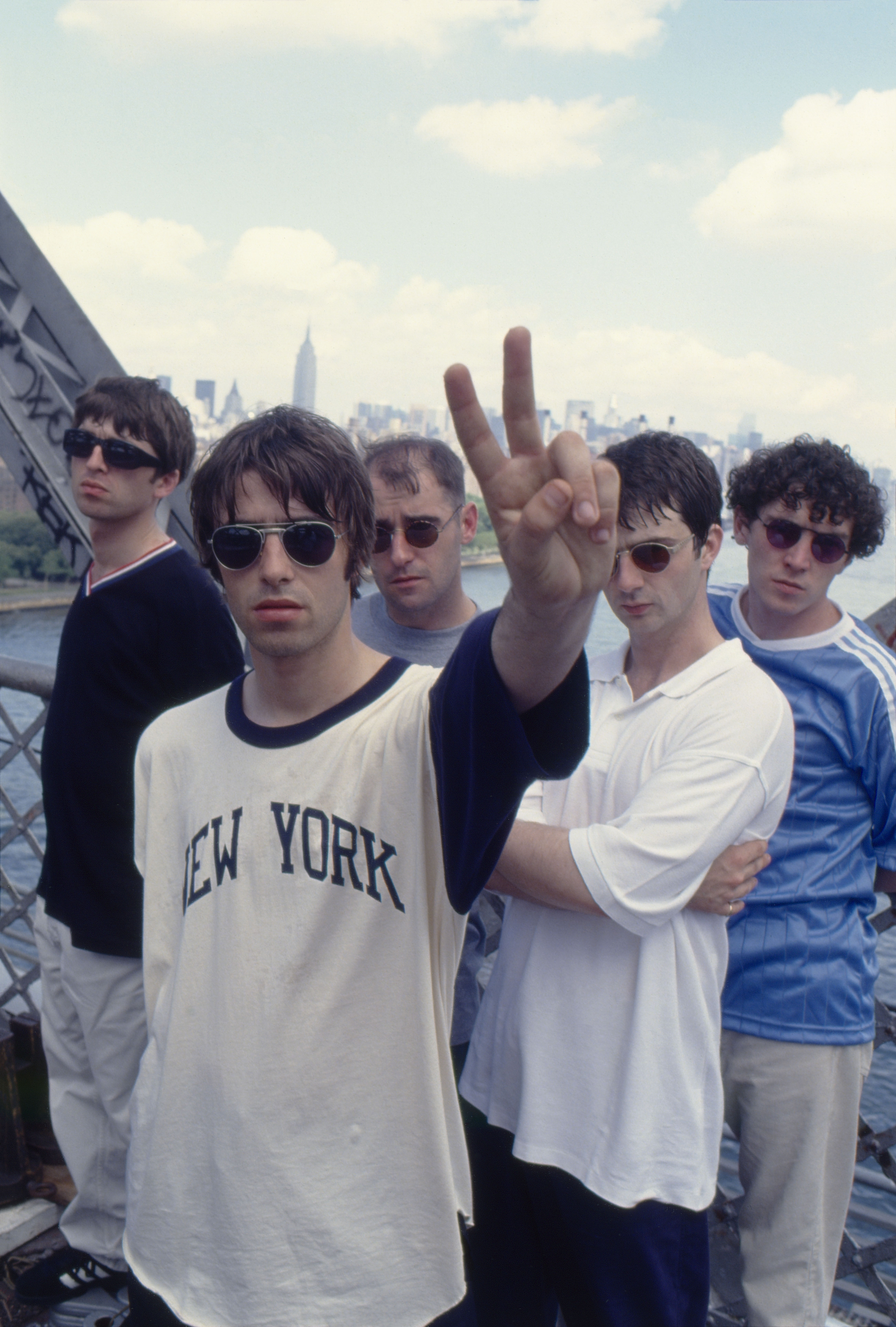 Oasis band members in New York City.